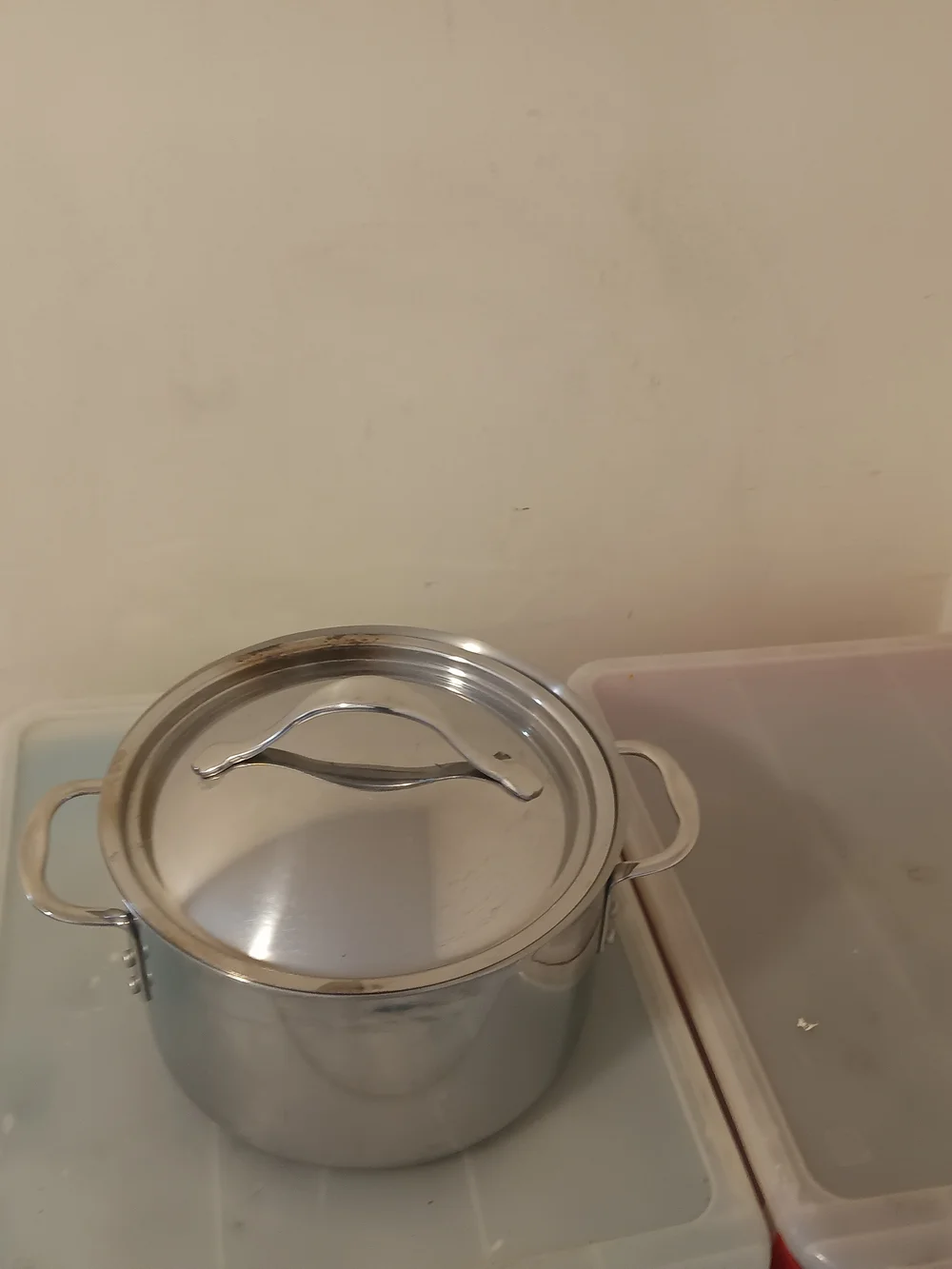 Calphalon Stainless Steel Stock Pot in Silver